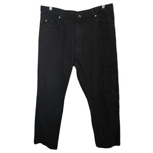 Wrangler Men's Relaxed Fit Black Jeans
